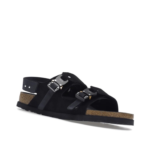 Christian Dior Birkenstock Mens Sandals in Black Euro Size 43 Brand New in Box - Picture 1 of 11